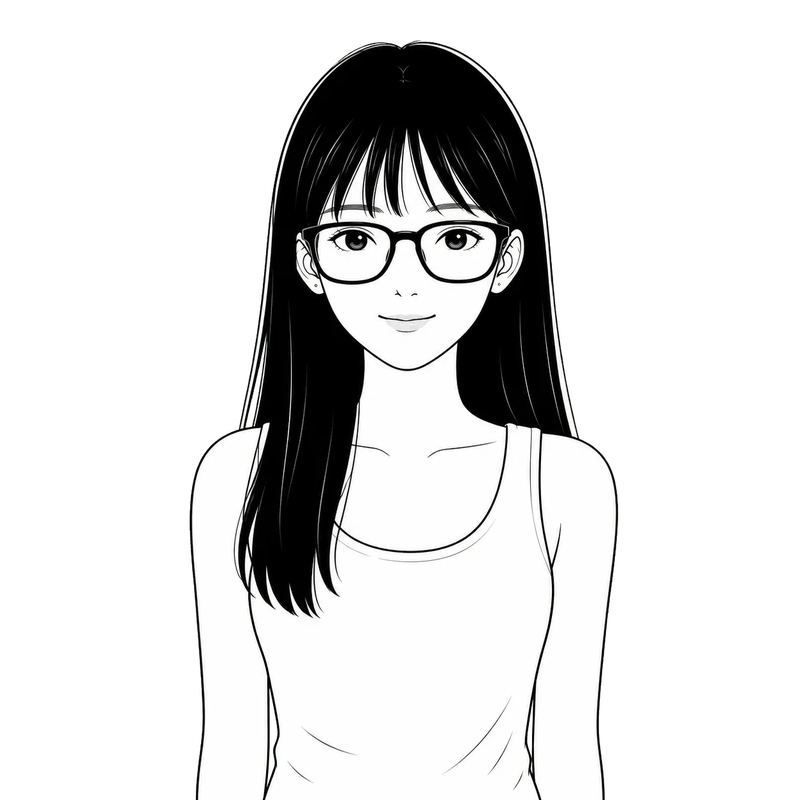 Illustrated character waving hello